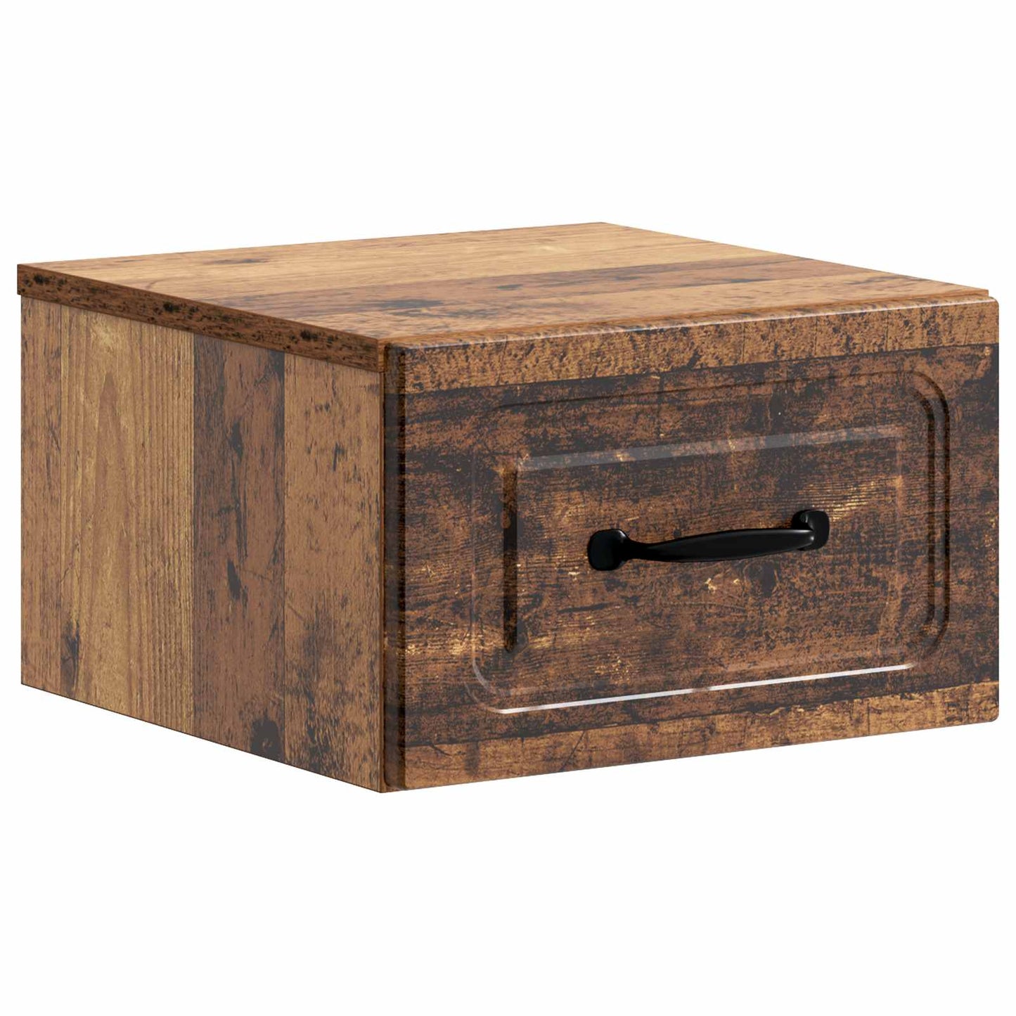 Mobiletto da notte a muro 2 pcs Legno antico 34,5 x 33 x 20 cm | homemem39