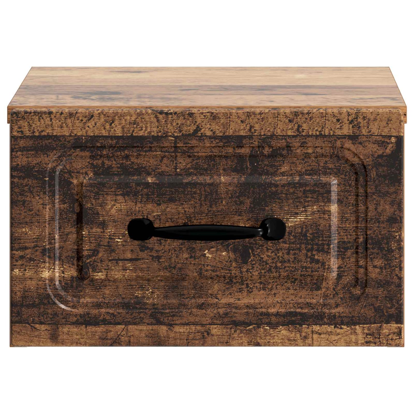 Mobiletto da notte a muro 2 pcs Legno antico 34,5 x 33 x 20 cm | homemem39