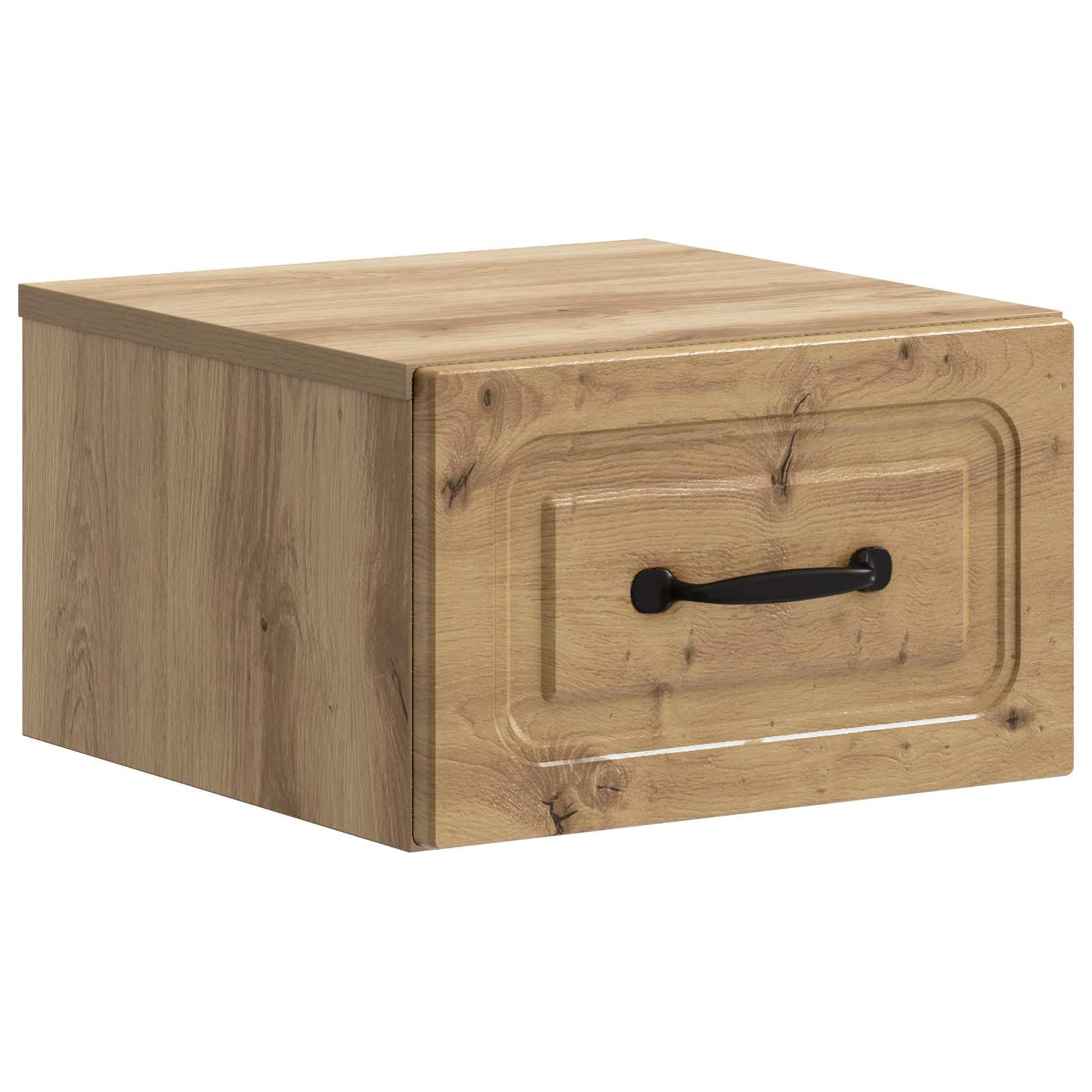 Mobiletto da notte a muro con cassetto 2 pcs Rovere Artigianale | homemem39
