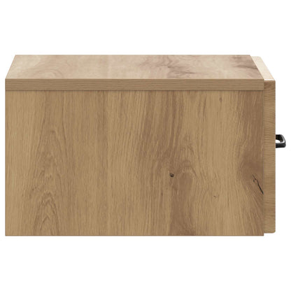 Mobiletto da notte a muro con cassetto 2 pcs Rovere Artigianale | homemem39
