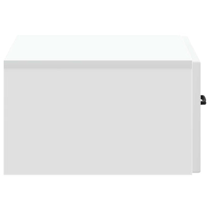 Mobiletto da notte a muro 2 pcs Bianco 49 x 34,5 x 20 cm | homemem39