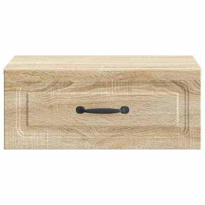 Mobiletto da notte a muro 2 pcs Rovere Sonoma 49 x 34,5 x 20 cm | homemem39