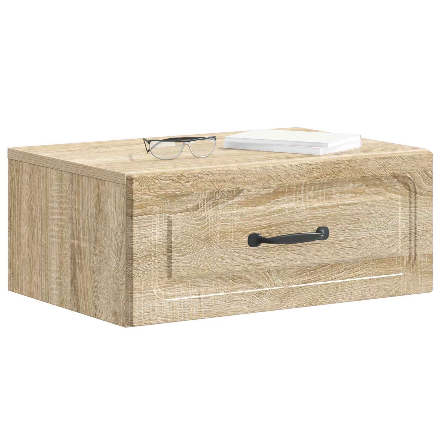 Mobiletto da notte a muro 2 pcs Rovere Sonoma 49 x 34,5 x 20 cm | homemem39
