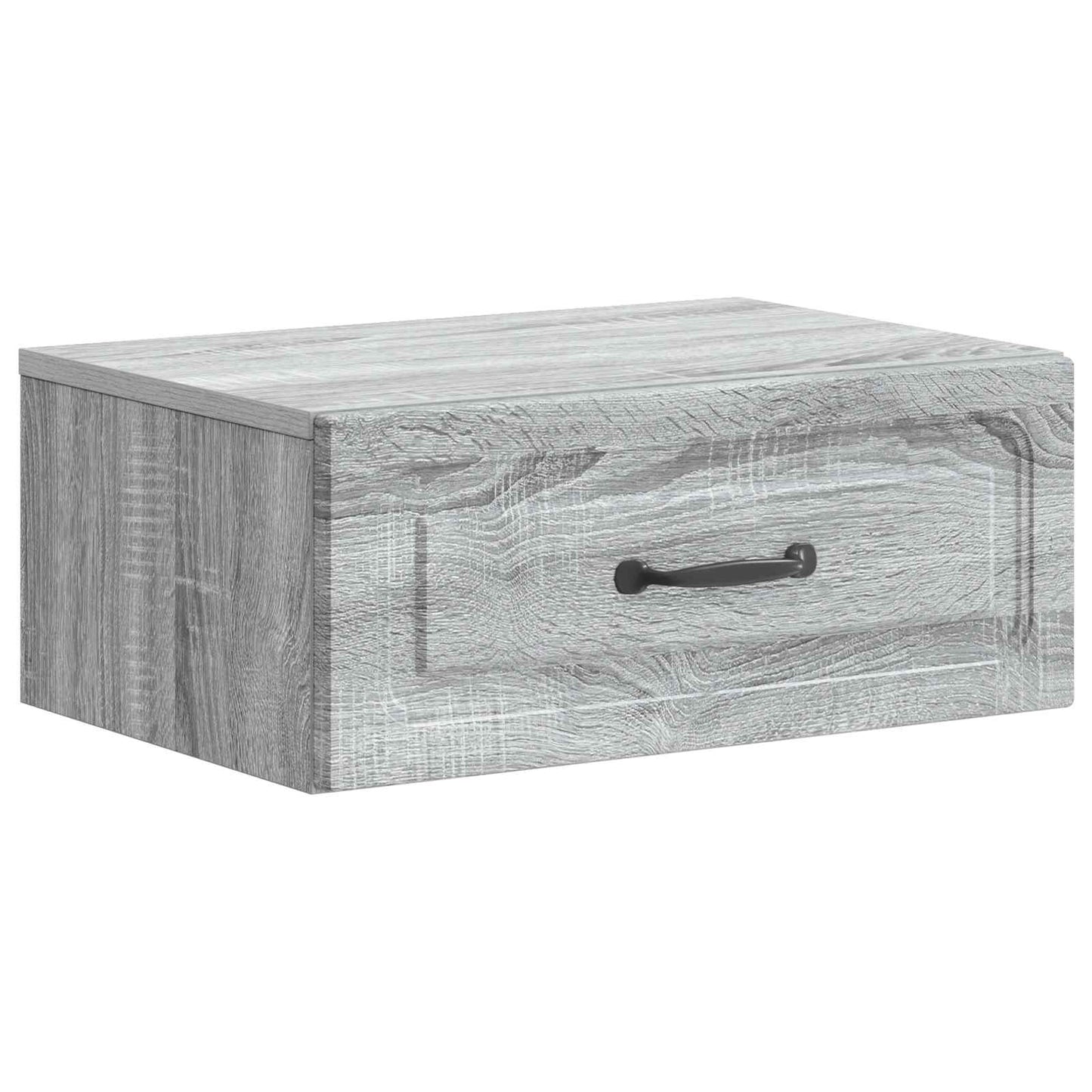 Mobiletto da notte a muro 2 pcs Grigio Sonoma 49 x 34,5 x 20 cm