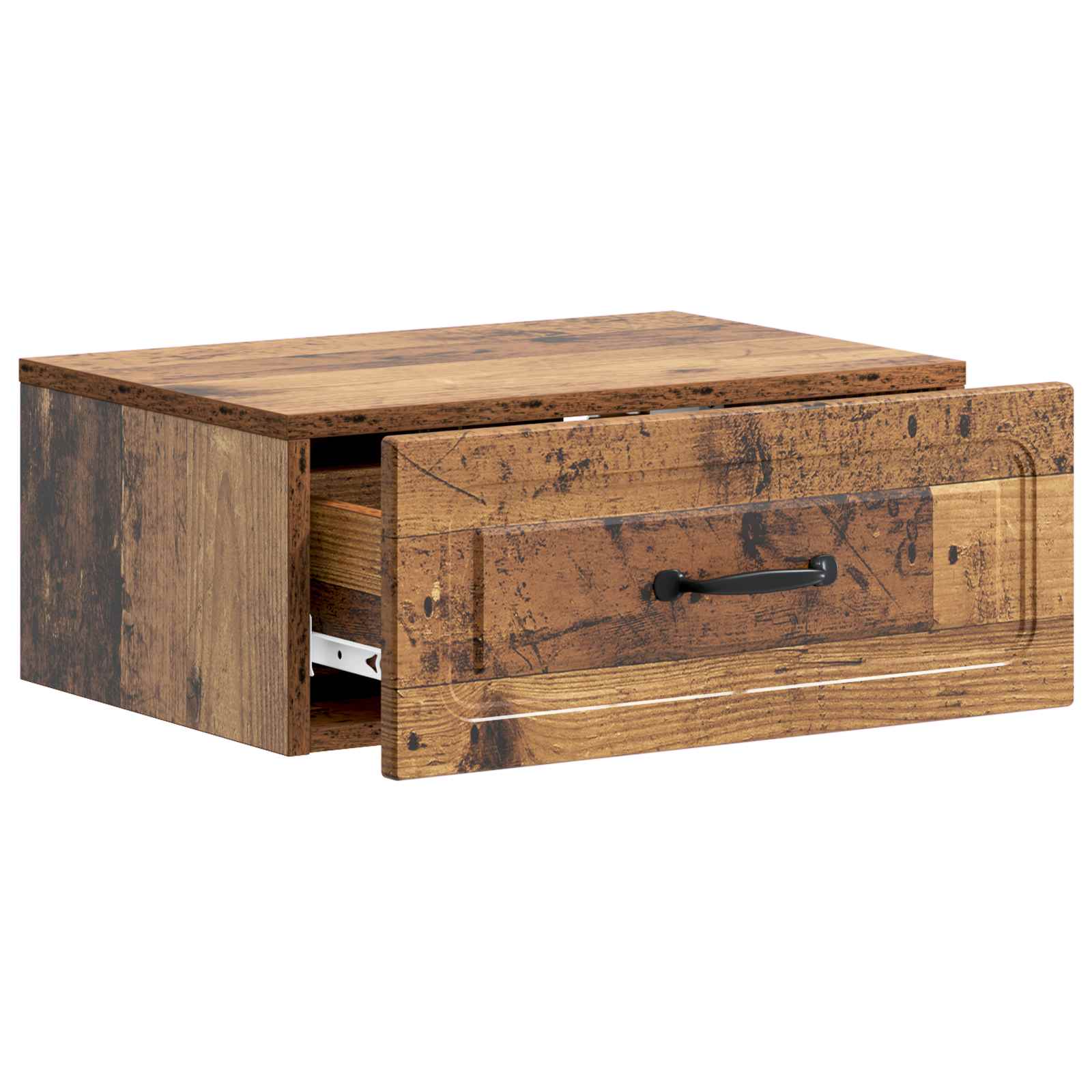 Mobiletto da notte a muro Legno antico 49 x 34,5 x 20 cm | homemem39
