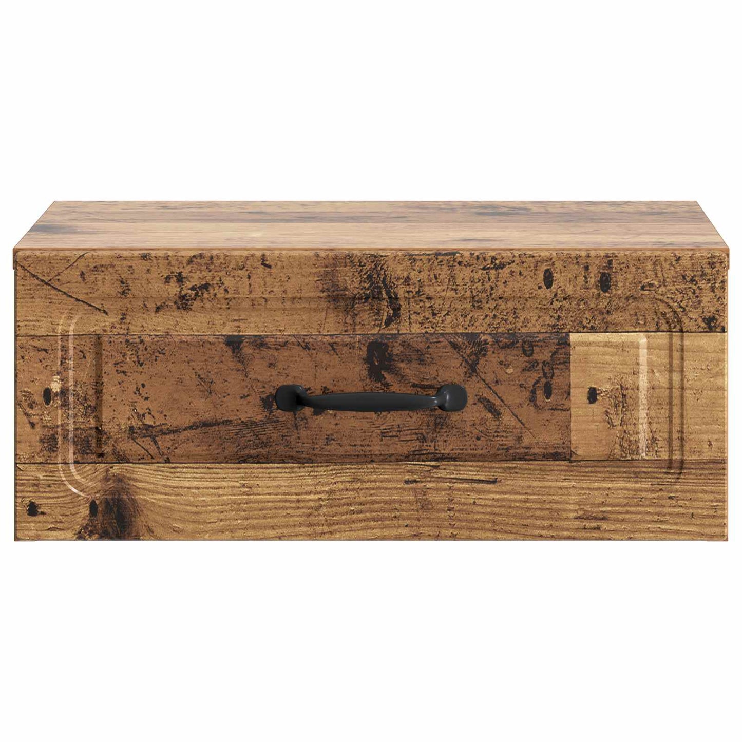 Mobiletto da notte a muro Legno antico 49 x 34,5 x 20 cm | homemem39