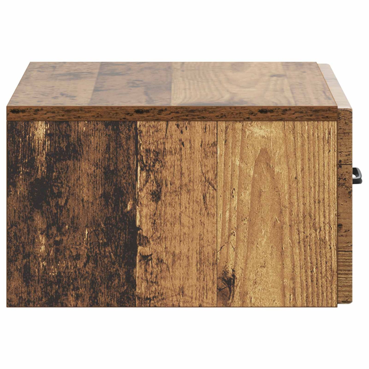 Mobiletto da notte a muro 2 pcs Legno antico 49 x 34,5 x 20 cm | homemem39
