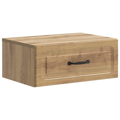 Mobiletto da notte a muro Rovere Artigianale 49 x 34,5 x 20 cm | homemem39
