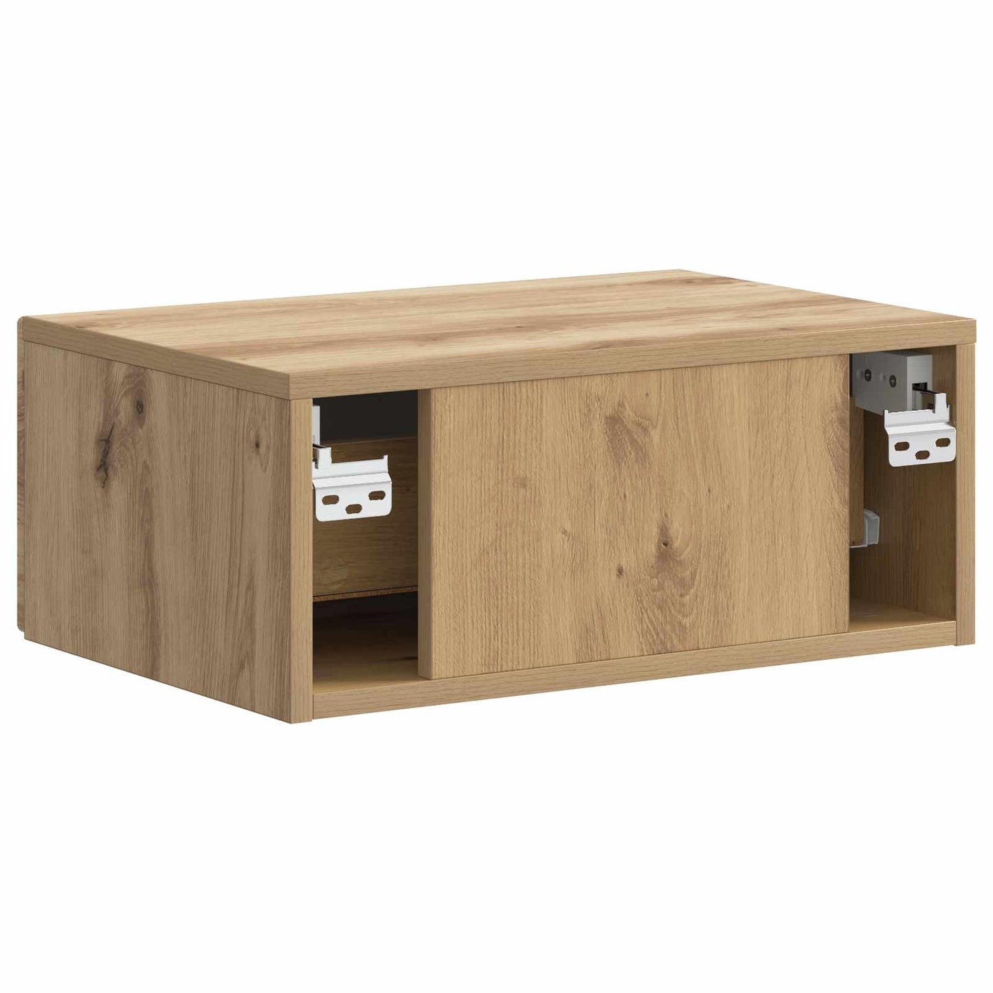 Mobiletto da notte a muro con cassetto 2 pcs Rovere Artigianale | homemem39