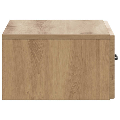 Mobiletto da notte a muro con cassetto 2 pcs Rovere Artigianale | homemem39