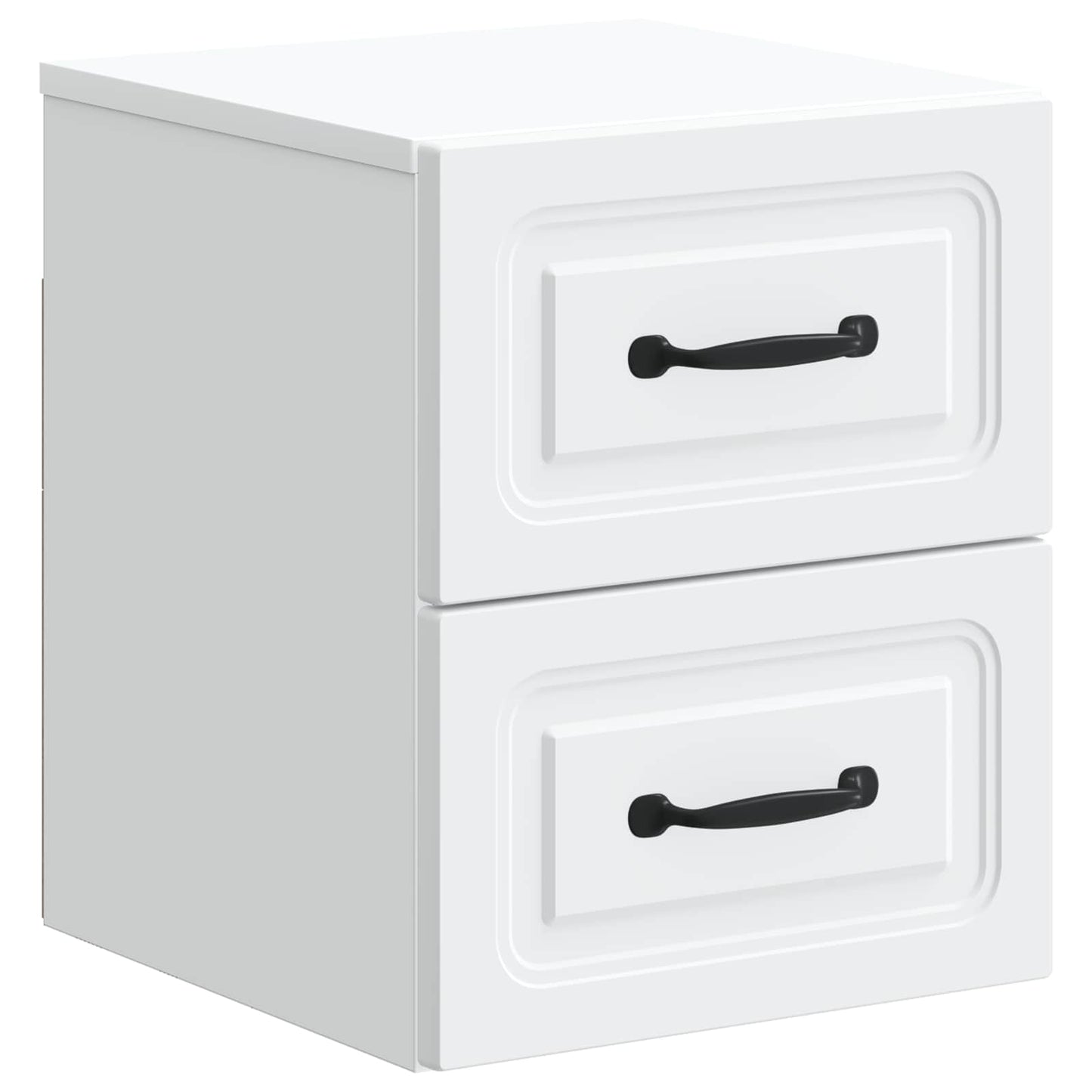 Mobiletto da notte a muro 2 pcs Bianco 34,5 x 33 x 40 cm | homemem39