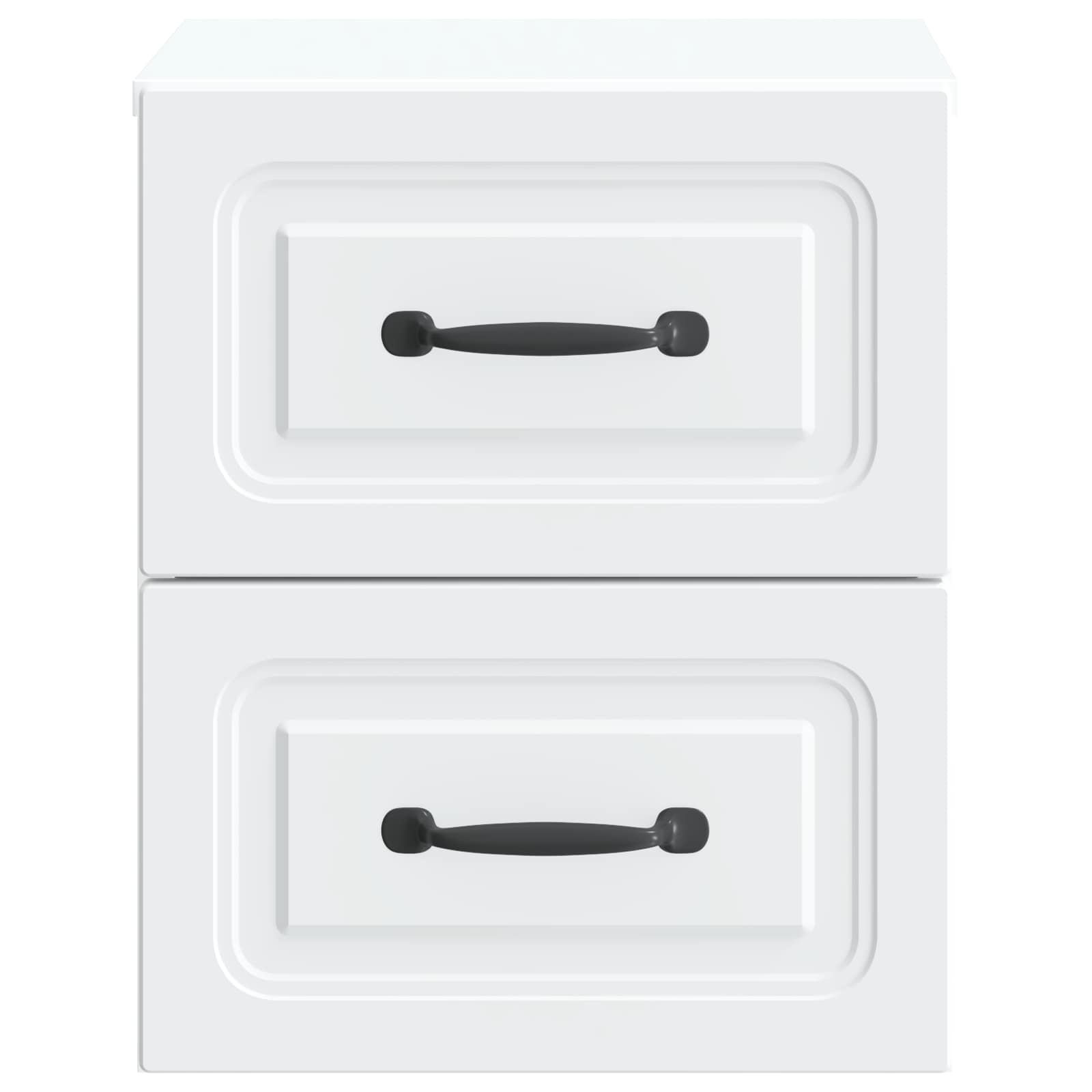Mobiletto da notte a muro 2 pcs Bianco 34,5 x 33 x 40 cm | homemem39