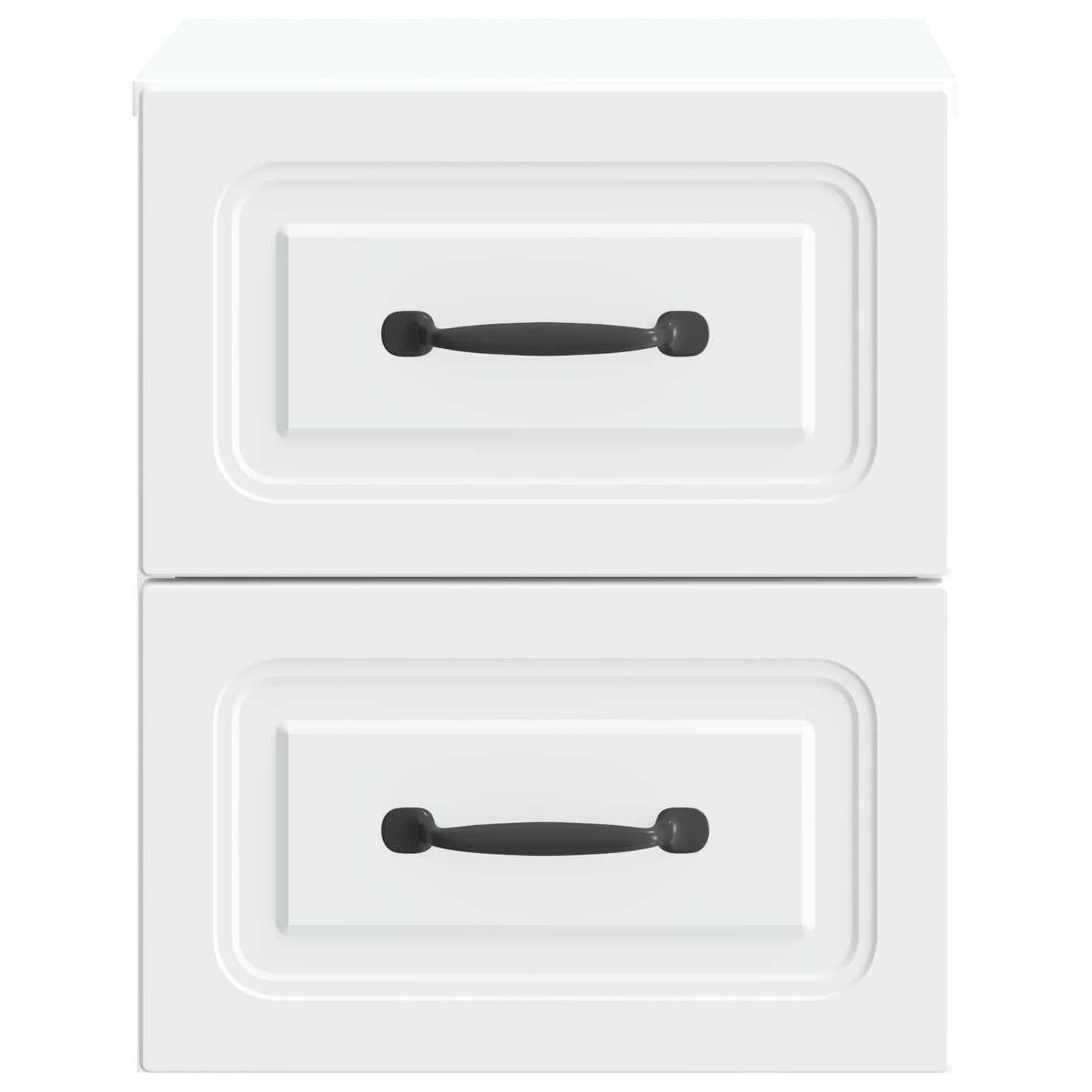 Mobiletto da notte a muro 2 pcs Bianco 34,5 x 33 x 40 cm