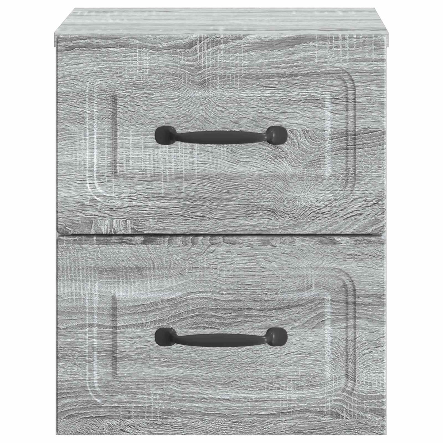 Mobiletto da notte a muro Grigio Sonoma 34,5 x 33 x 40 cm | homemem39