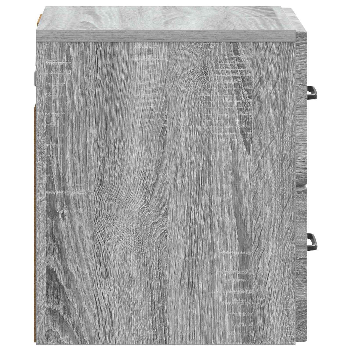 Mobiletto da notte a muro Grigio Sonoma 34,5 x 33 x 40 cm | homemem39