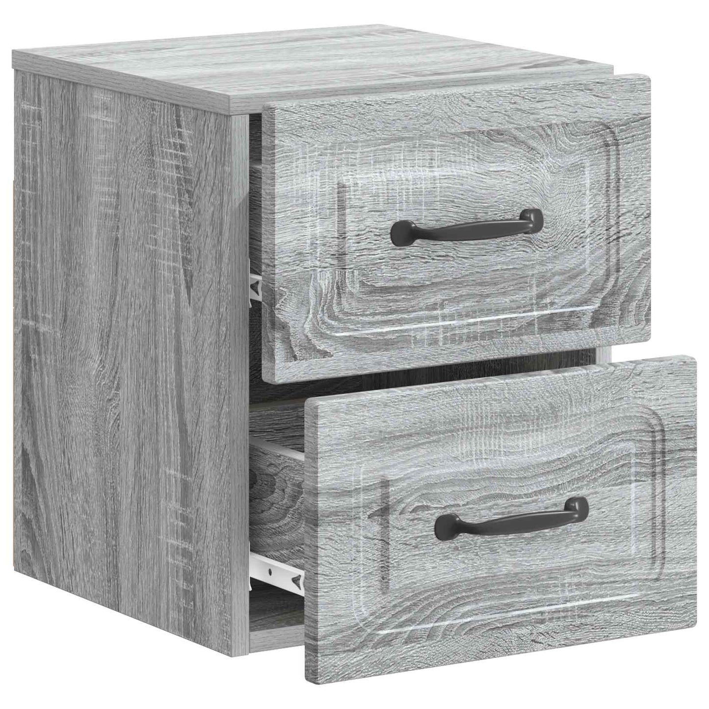 Mobiletto da notte a muro 2 pcs Grigio Sonoma 34,5 x 33 x 40 cm | homemem39