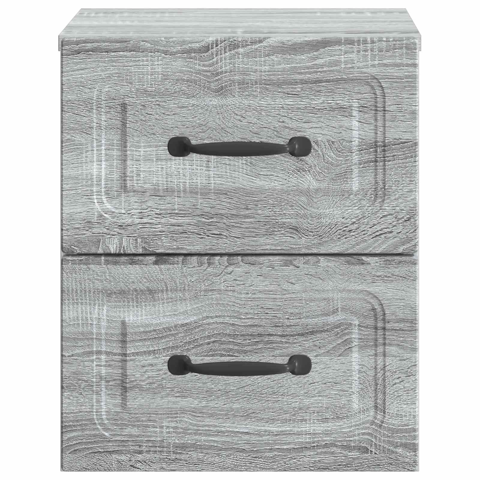 Mobiletto da notte a muro 2 pcs Grigio Sonoma 34,5 x 33 x 40 cm | homemem39