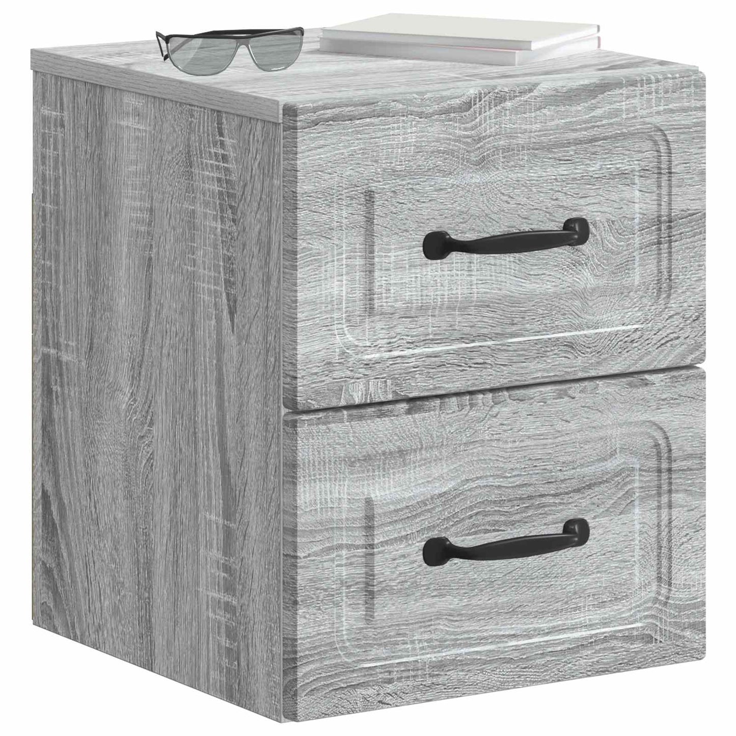 Mobiletto da notte a muro 2 pcs Grigio Sonoma 34,5 x 33 x 40 cm | homemem39