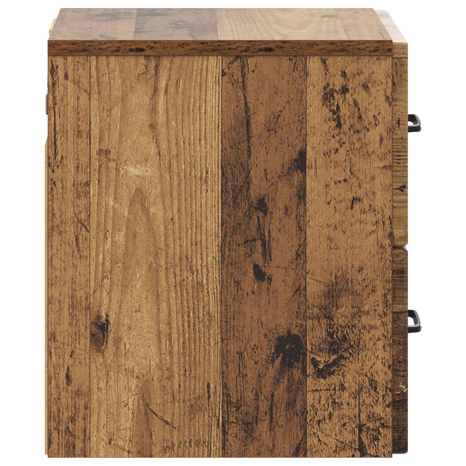 Mobiletto da notte a muro 2 pcs Legno antico 34,5 x 33 x 40 cm | homemem39