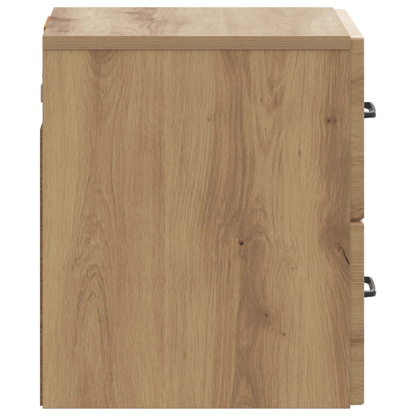 Mobiletto da notte a muro con cassetto 2 pcs Rovere Artigianale | homemem39