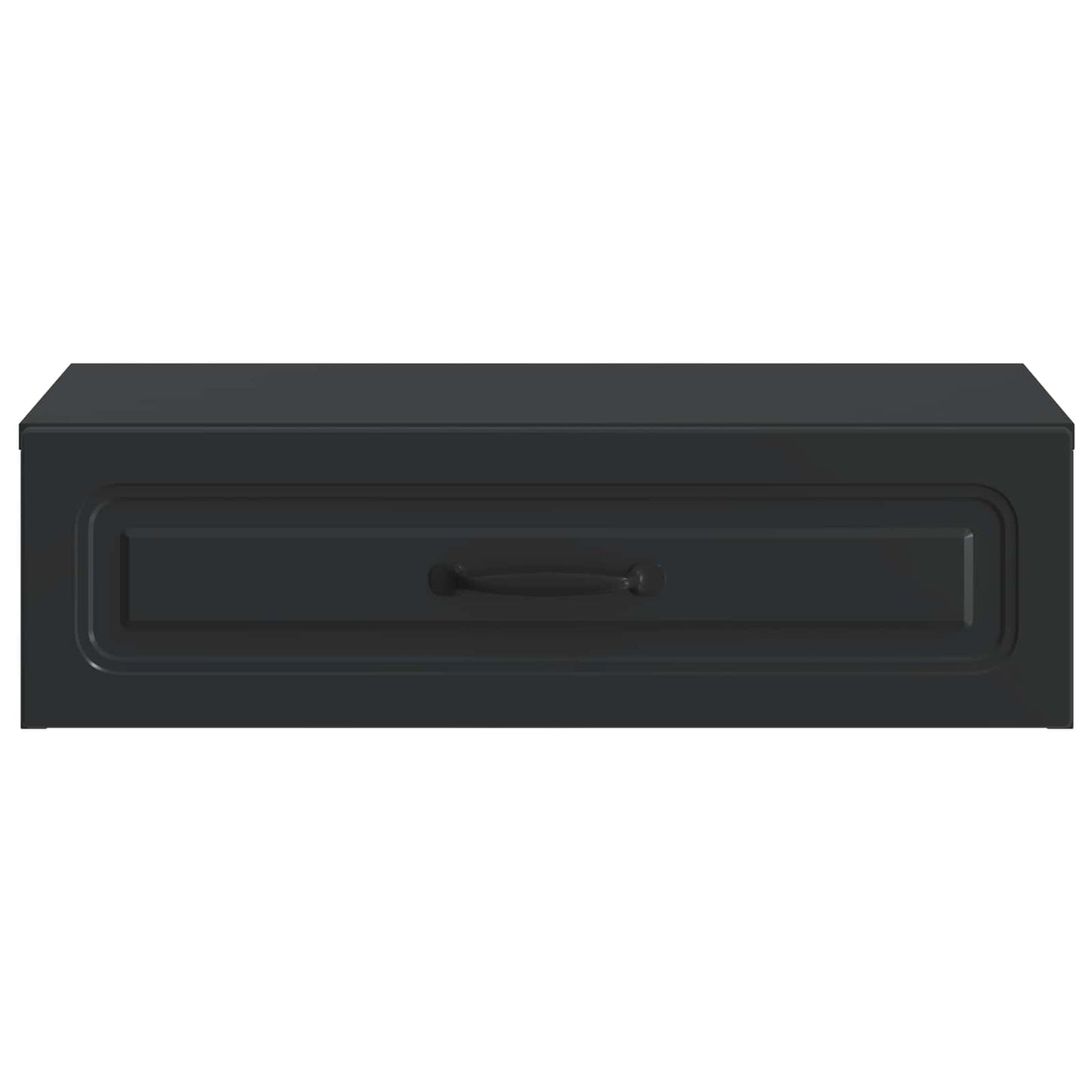 Tavolino da Parete Laterale Nero 59 x 34,5 x 17 cm | homemem39