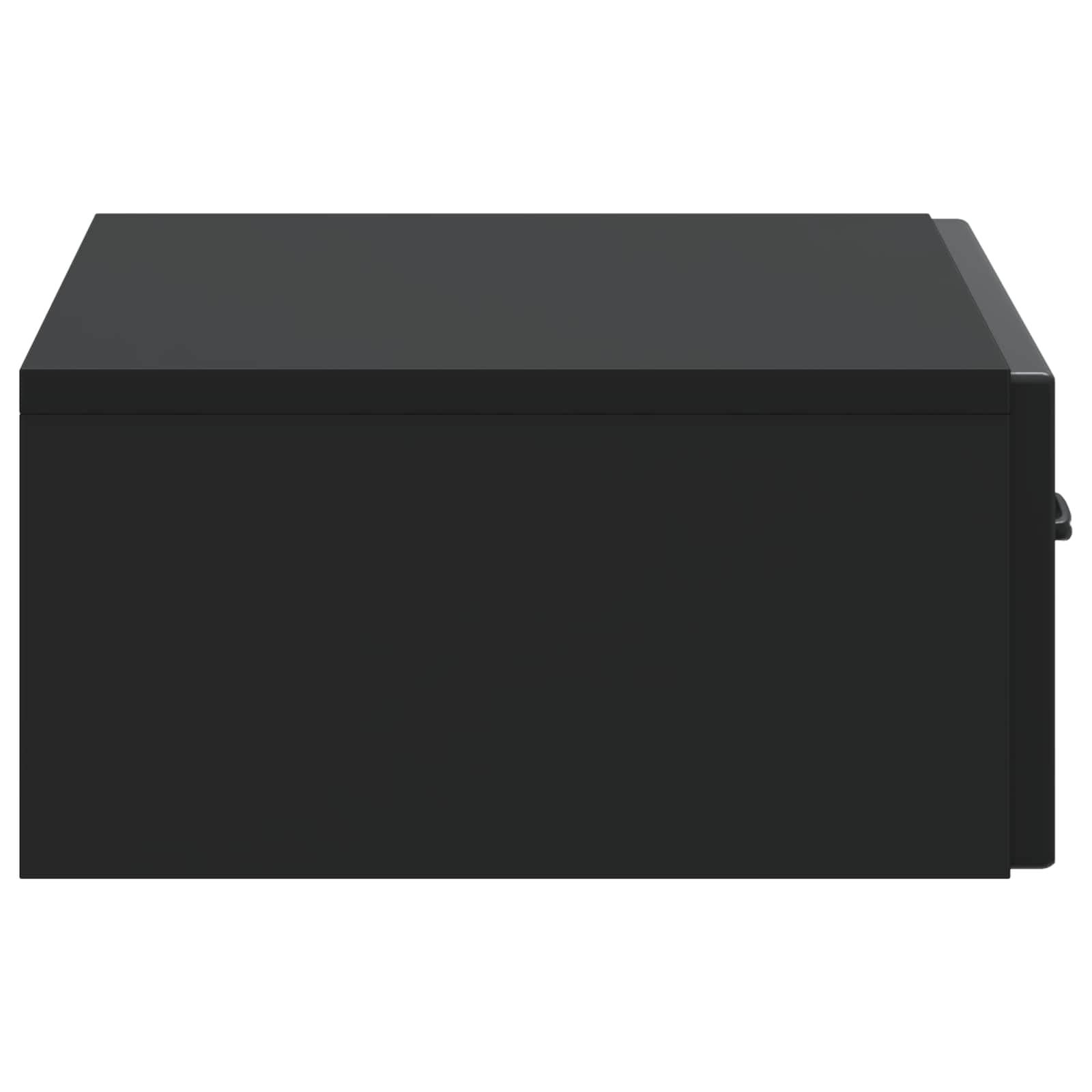 Tavolino da Parete Laterale Nero 59 x 34,5 x 17 cm | homemem39