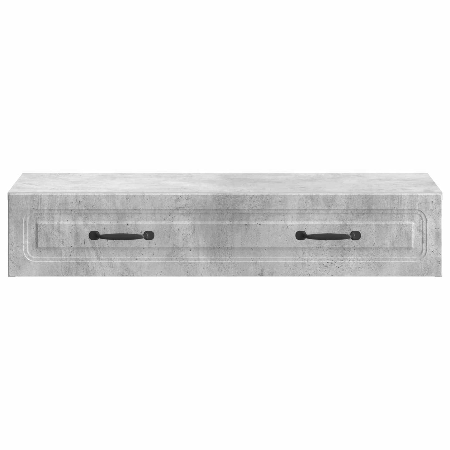 Tavolino da Parete Laterale Grigio Cemento 87,5 x 34,5 x 17 cm | homemem39