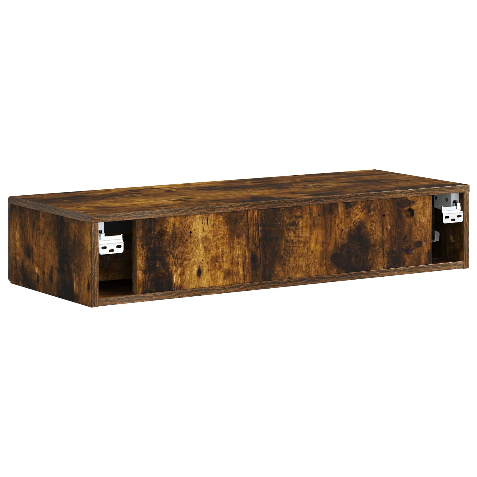 Tavolino da Parete Laterale Rovere Fumo 87,5 x 34,5 x 17 cm | homemem39