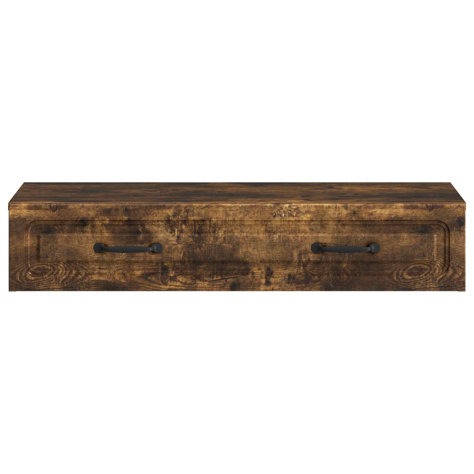 Tavolino da Parete Laterale Rovere Fumo 87,5 x 34,5 x 17 cm | homemem39