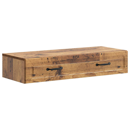 Tavolino da Parete Laterale Legno antico 87,5 x 34,5 x 17 cm | homemem39