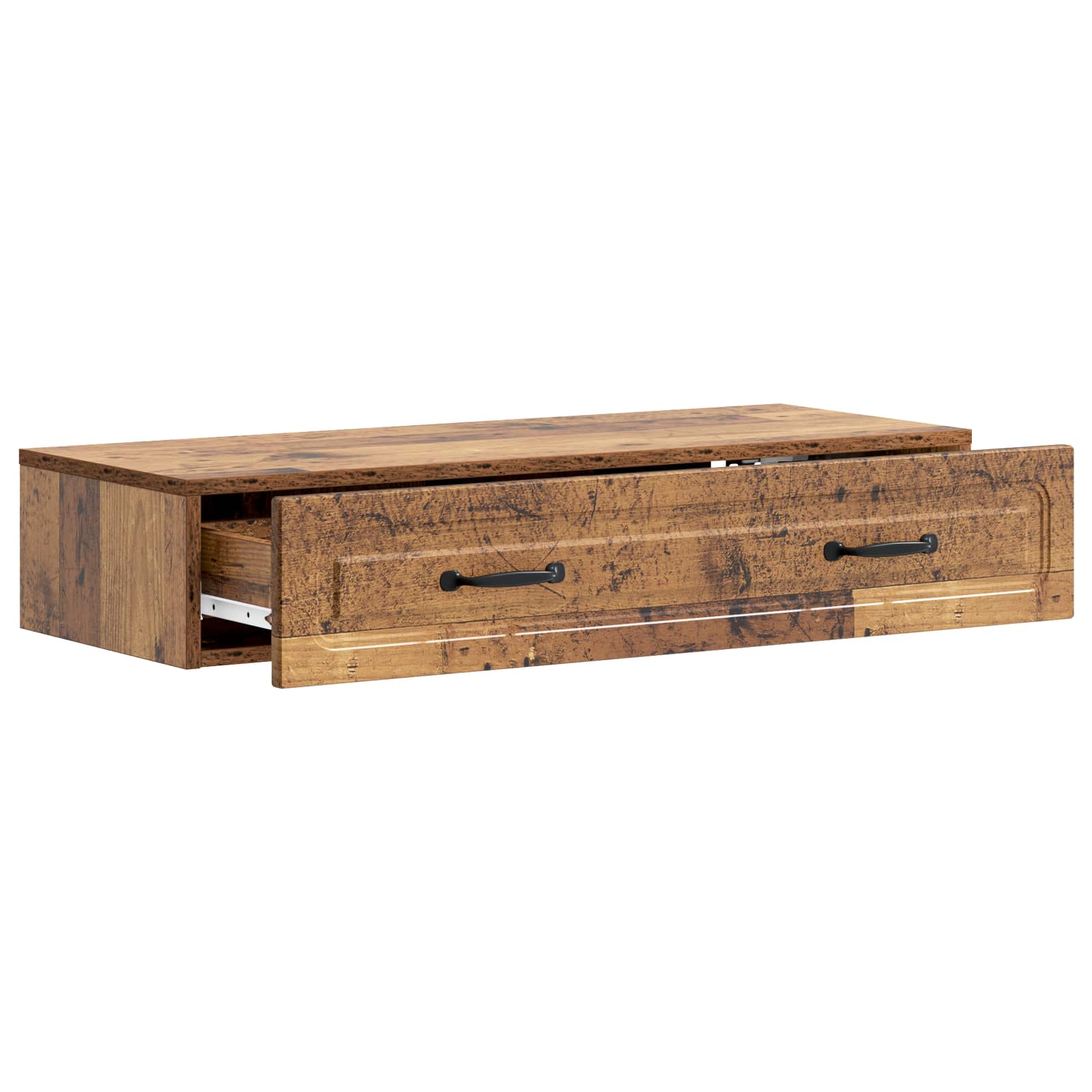 Tavolino da Parete Laterale Legno antico 87,5 x 34,5 x 17 cm | homemem39