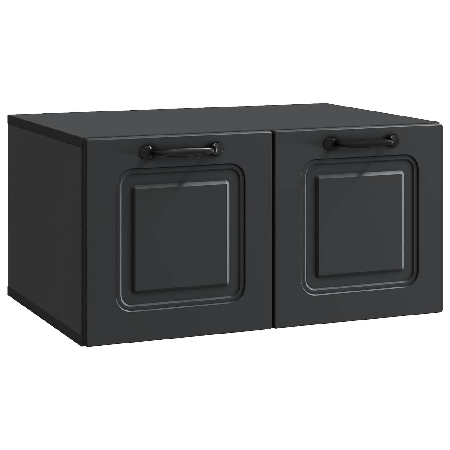 Mobile Porta TV da Muro Nero 59,5 x 41 x 30 cm | homemem39