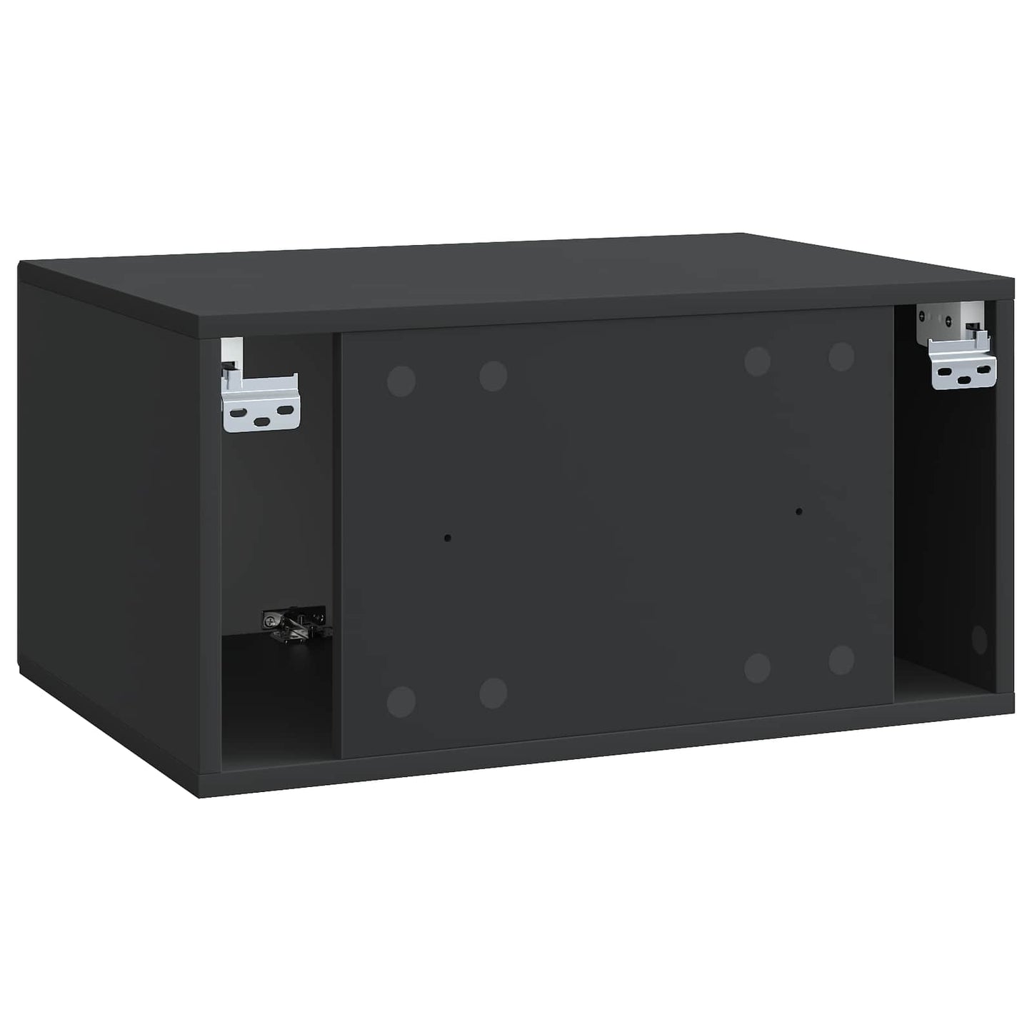 Mobile Porta TV da Muro Nero 59,5 x 41 x 30 cm | homemem39