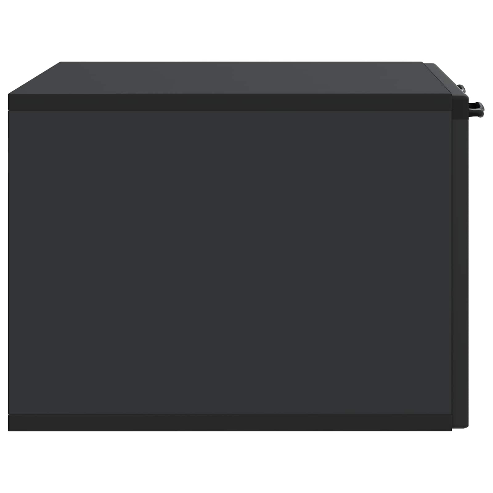 Mobile Porta TV da Muro Nero 59,5 x 41 x 30 cm | homemem39