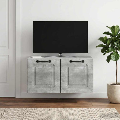 Mobile Porta TV da Muro Grigio Cemento 59,5 x 41 x 30 cm