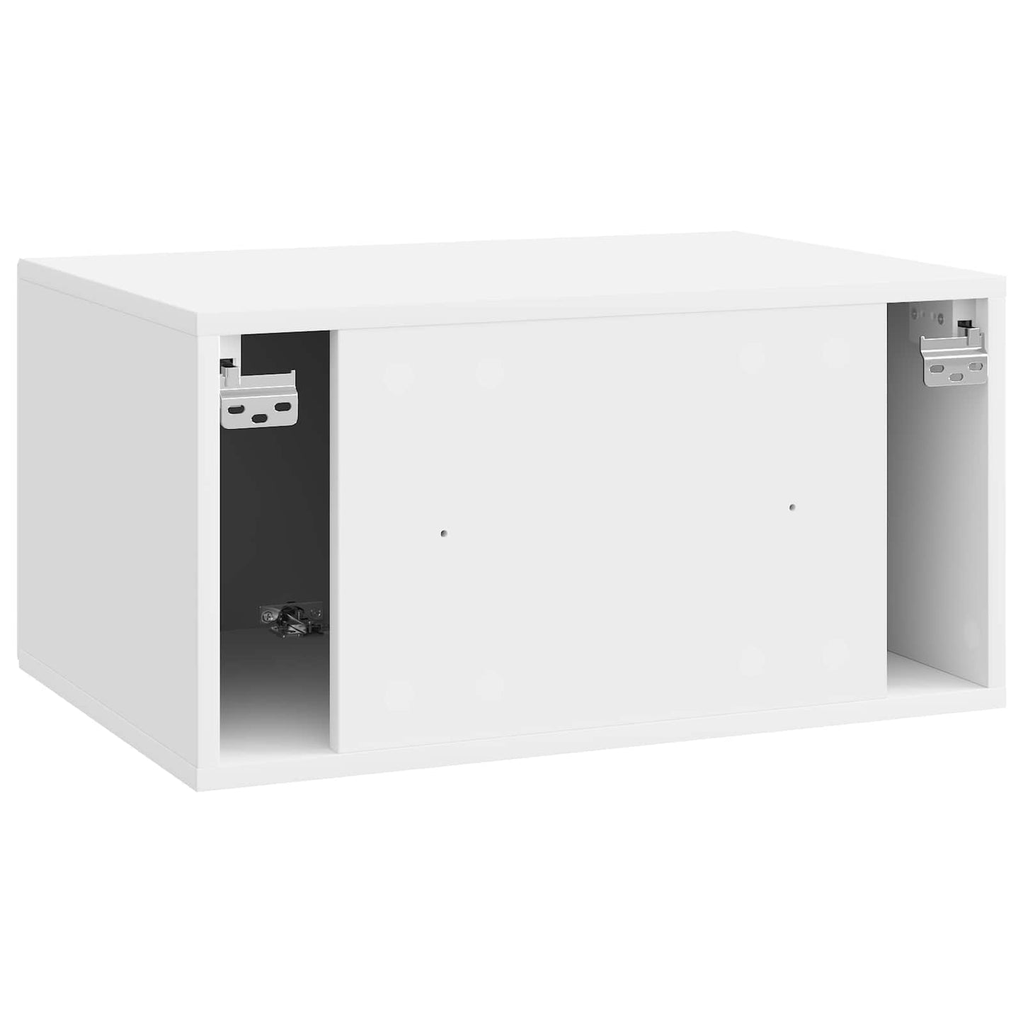 Mobile Porta TV da Muro Bianco Lucido 59,5 x 41 x 30 cm | homemem39