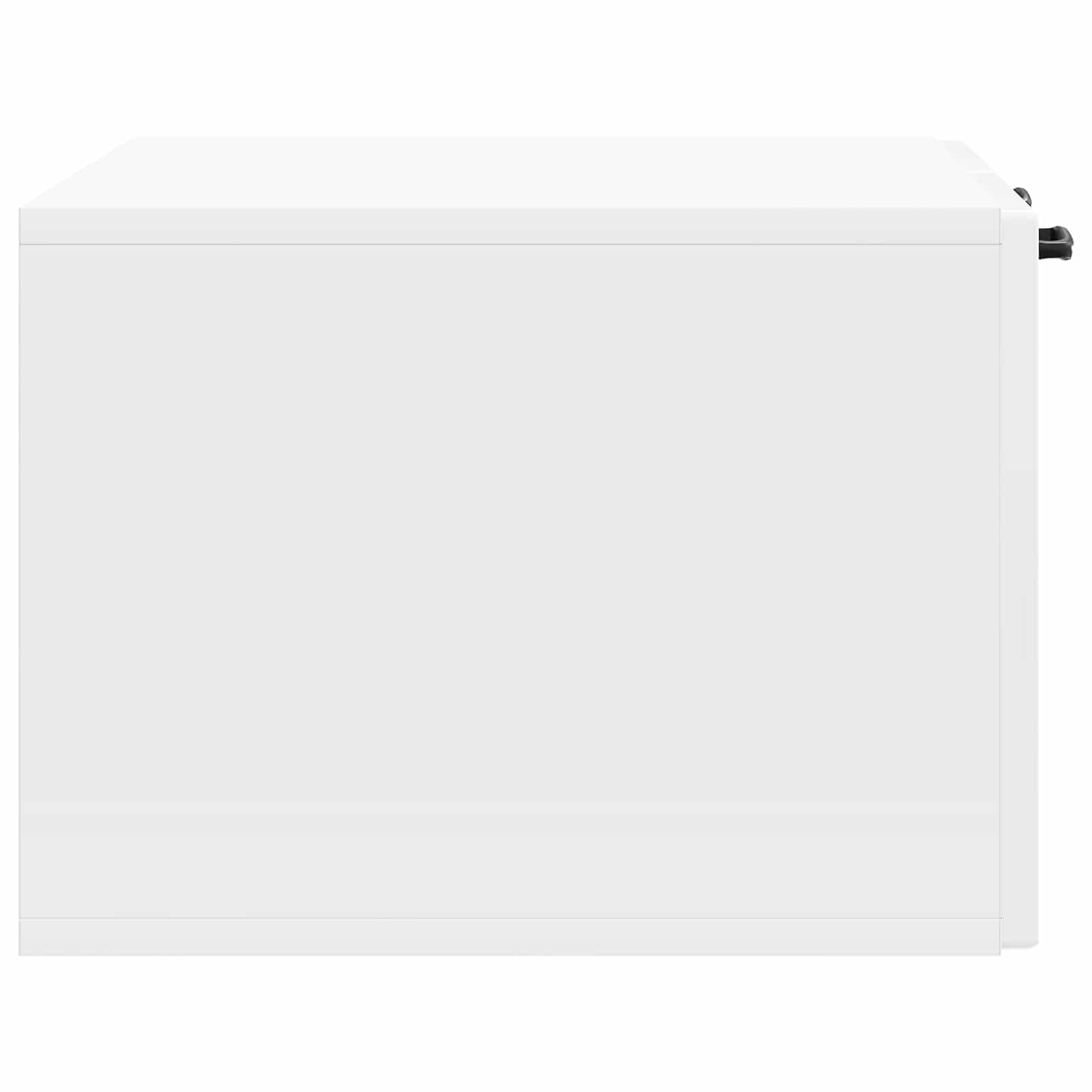 Mobile Porta TV da Muro Bianco Lucido 59,5 x 41 x 30 cm | homemem39
