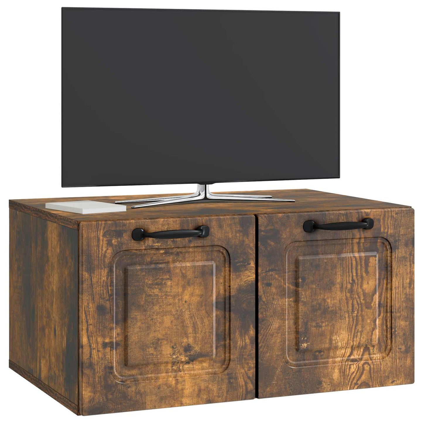 Mobile Porta TV da Muro Rovere Fumo 59,5 x 41 x 30 cm