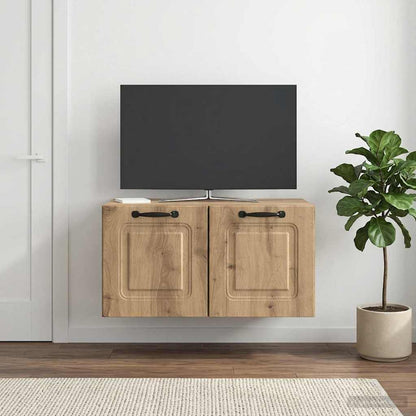 Mobile Porta TV da Muro Rovere Artigianale 59,5 x 41 x 30 cm