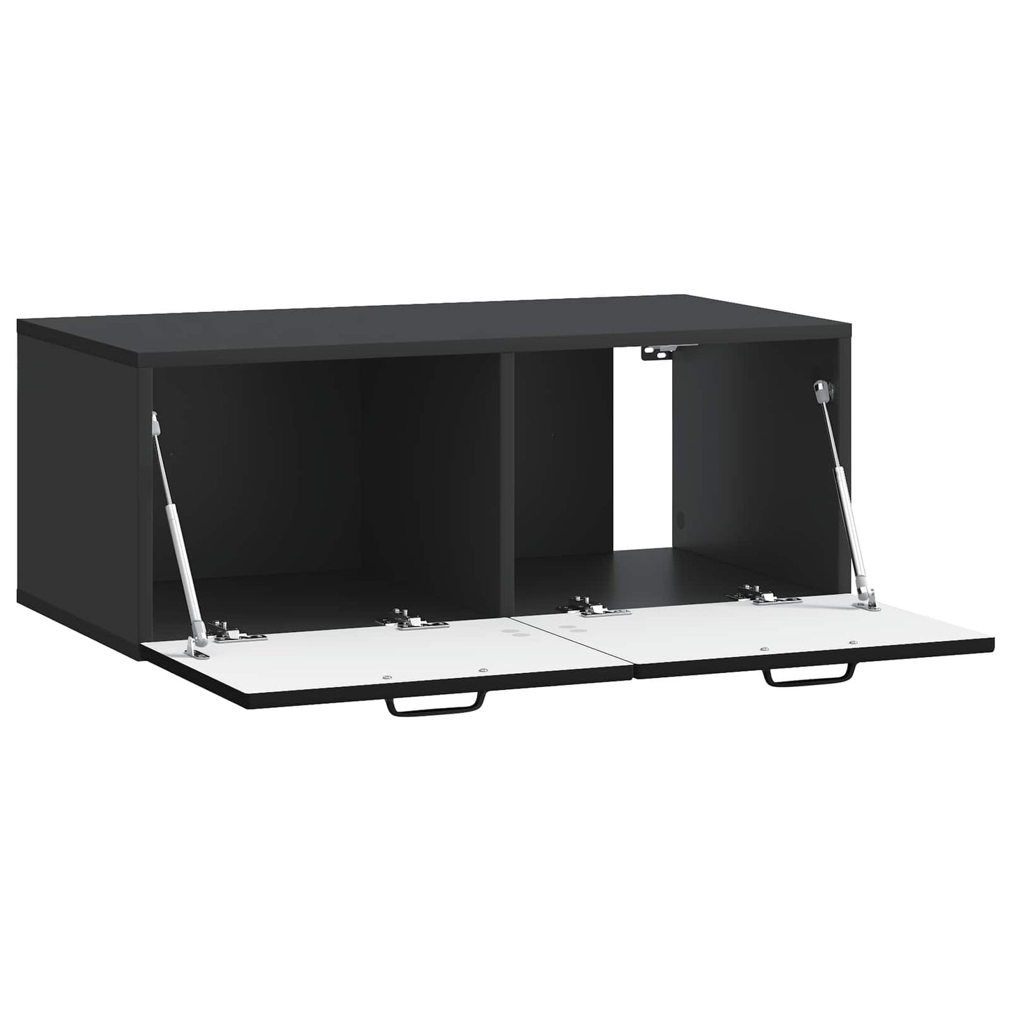 Mobile Porta TV da Muro Nero 78,5 x 41 x 30 cm | homemem39