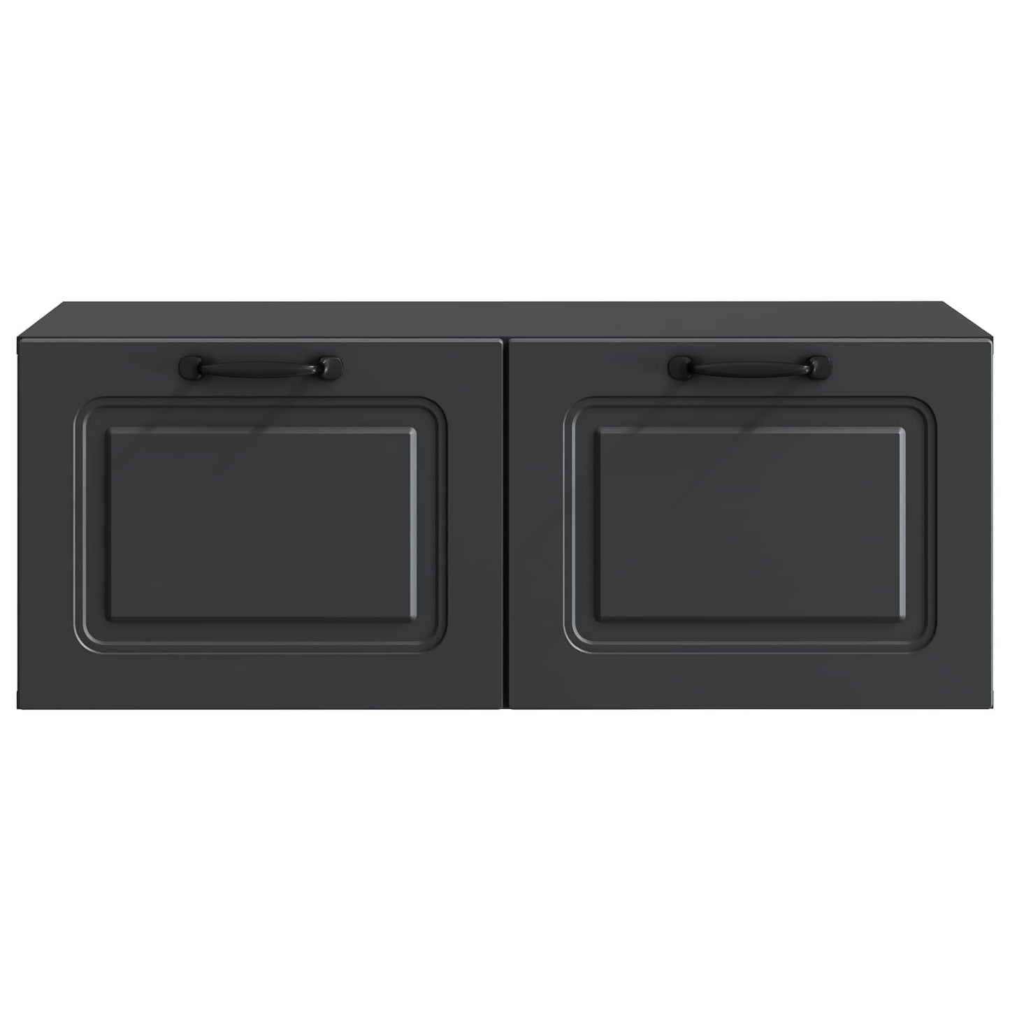 Mobile Porta TV da Muro Nero 78,5 x 41 x 30 cm | homemem39