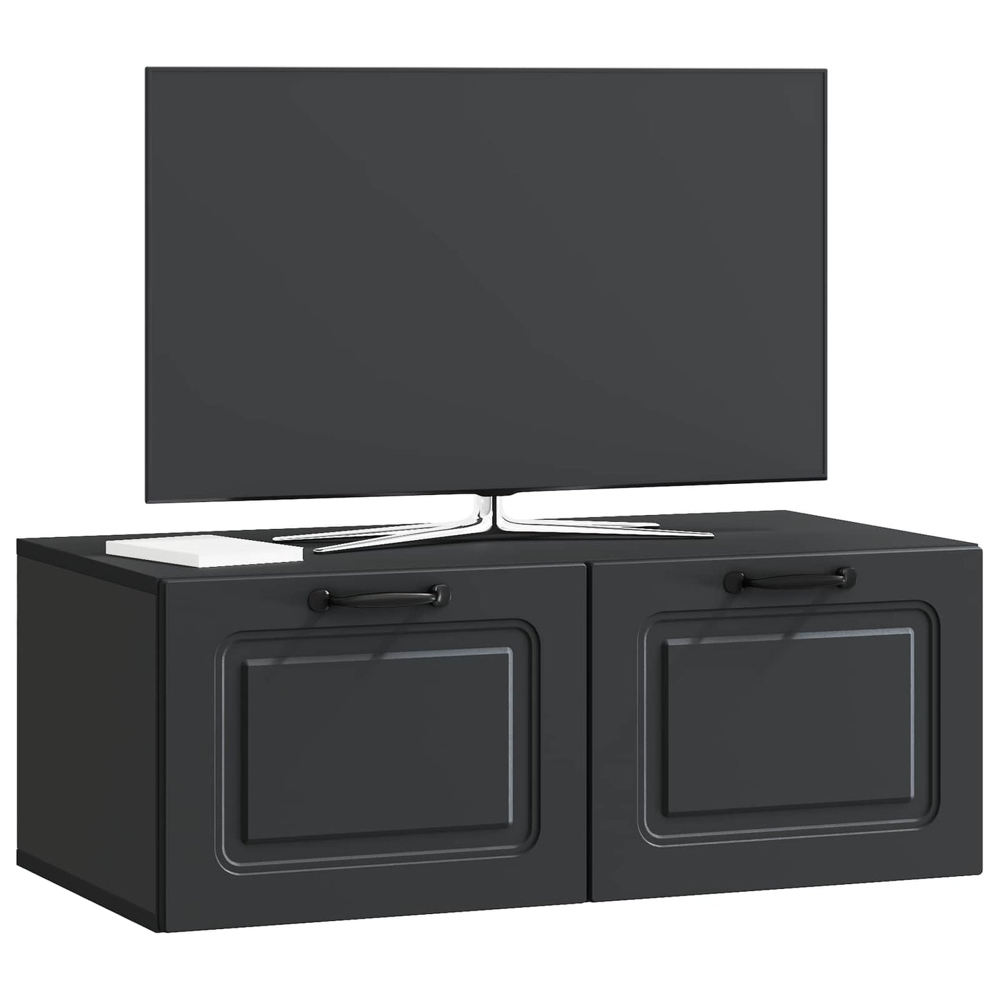 Mobile Porta TV da Muro Nero 78,5 x 41 x 30 cm | homemem39