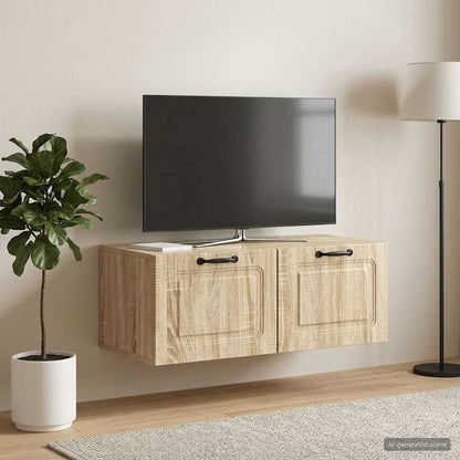 Mobile Porta TV da Muro Rovere Sonoma 78,5 x 41 x 30 cm