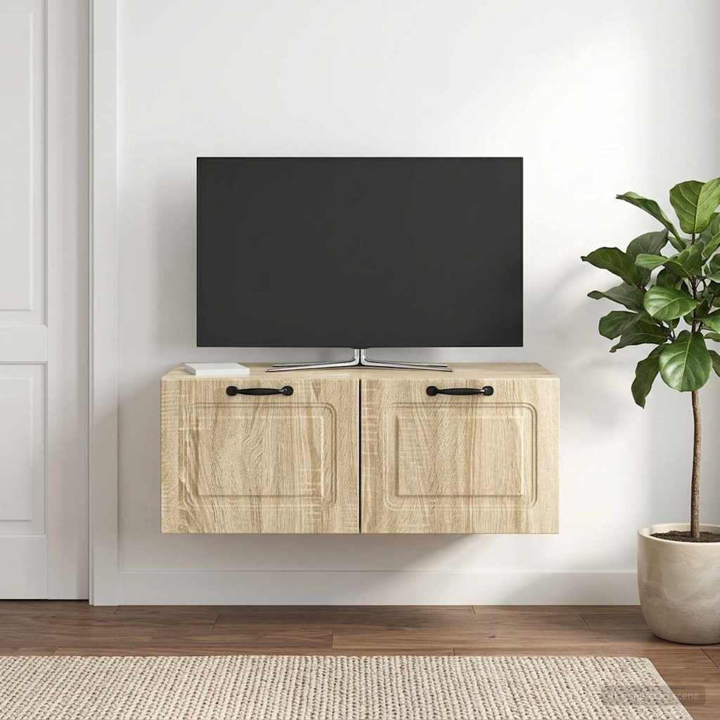 Mobile Porta TV da Muro Rovere Sonoma 78,5 x 41 x 30 cm