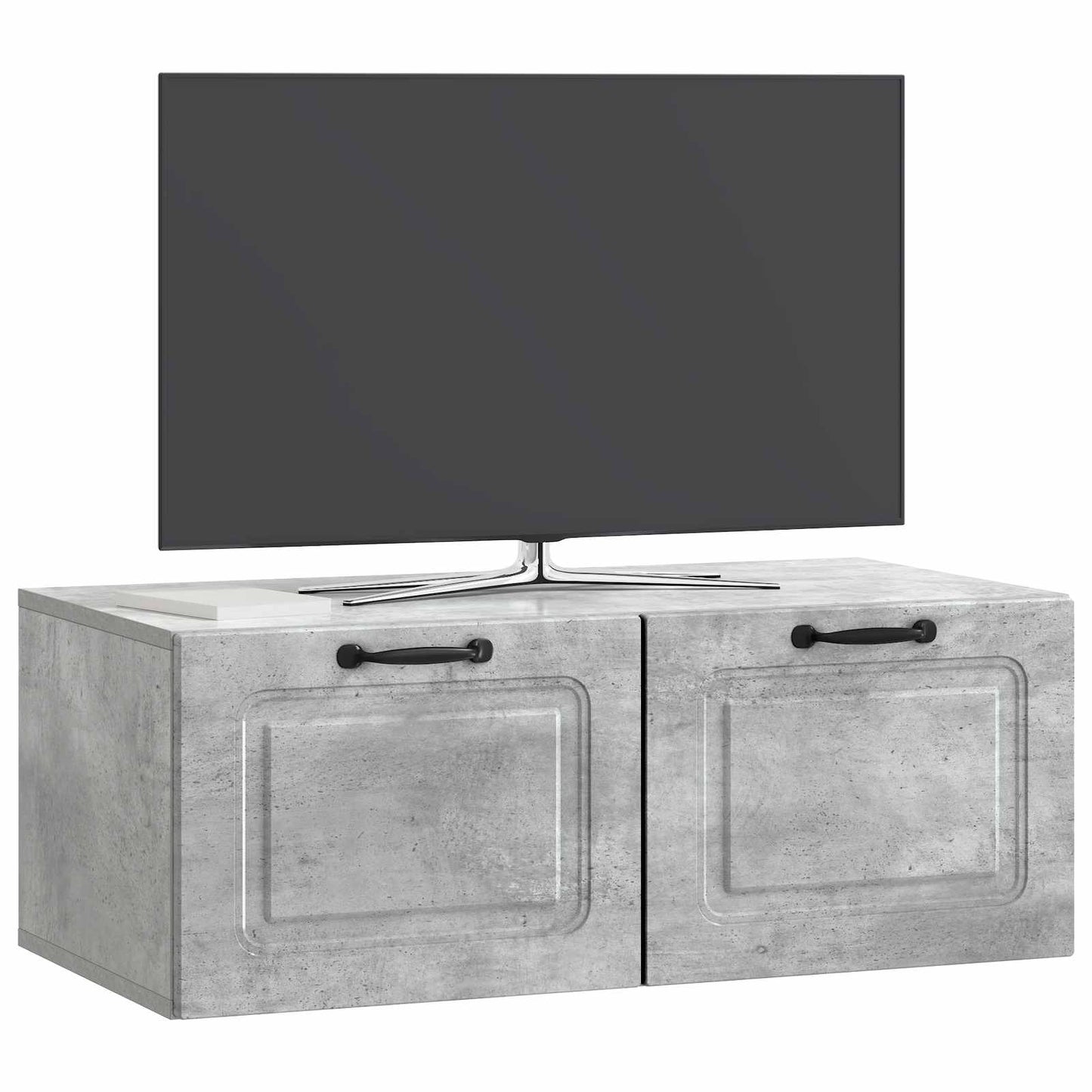 Mobile Porta TV da Muro Grigio Cemento 78,5 x 41 x 30 cm | homemem39