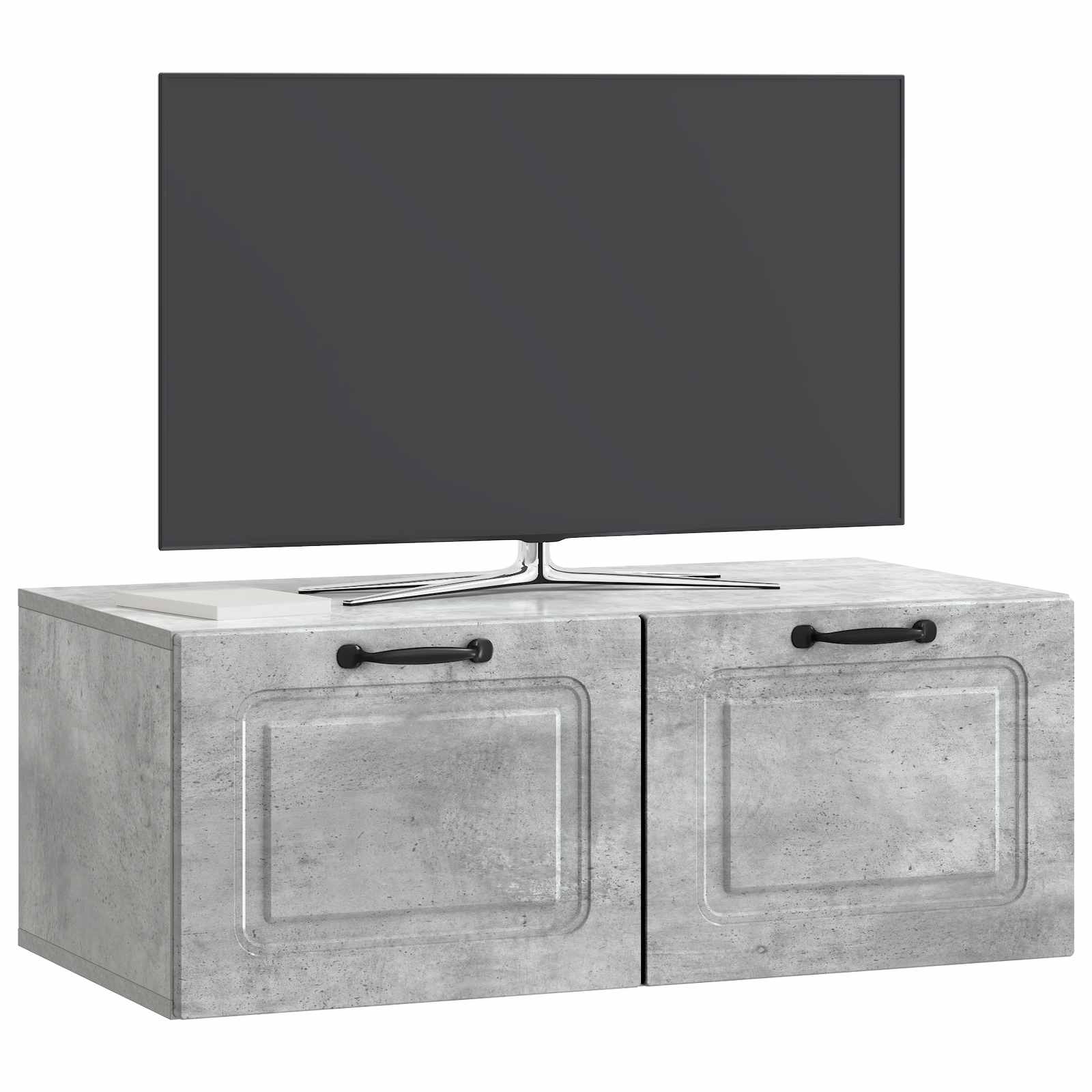 Mobile Porta TV da Muro Grigio Cemento 78,5 x 41 x 30 cm | homemem39