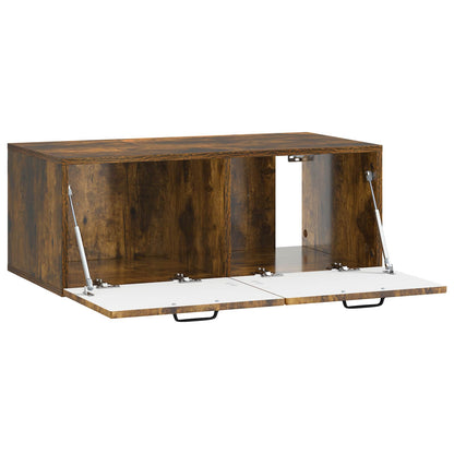 Mobile Porta TV da Muro Rovere Fumo 78,5 x 41 x 30 cm