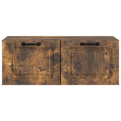 Mobile Porta TV da Muro Rovere Fumo 78,5 x 41 x 30 cm | homemem39