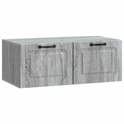 Mobile Porta TV da Muro Grigio Sonoma 78,5 x 41 x 30 cm | homemem39