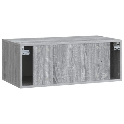 Mobile Porta TV da Muro Grigio Sonoma 78,5 x 41 x 30 cm | homemem39